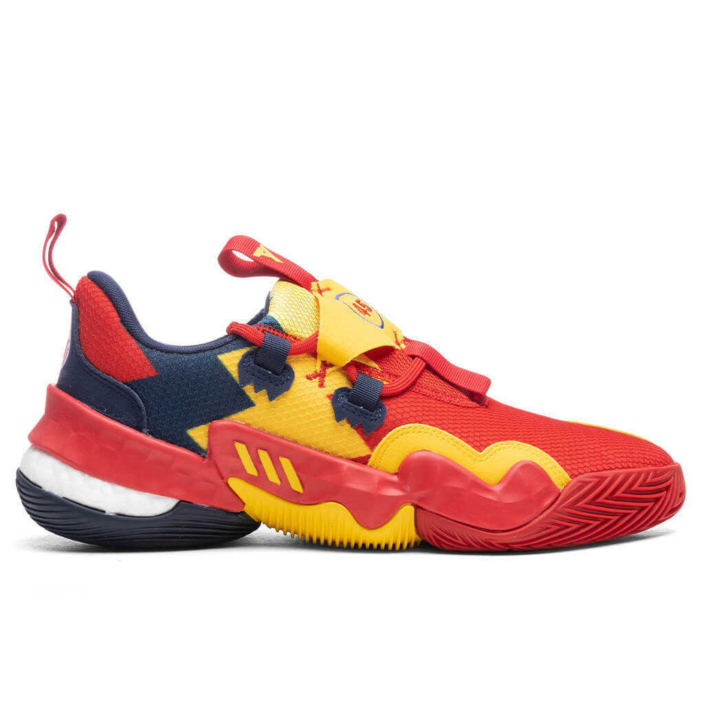 adidas Originals x Trae Young 1 MCAAG - Solid Red/Bold Gold/Navy Blue