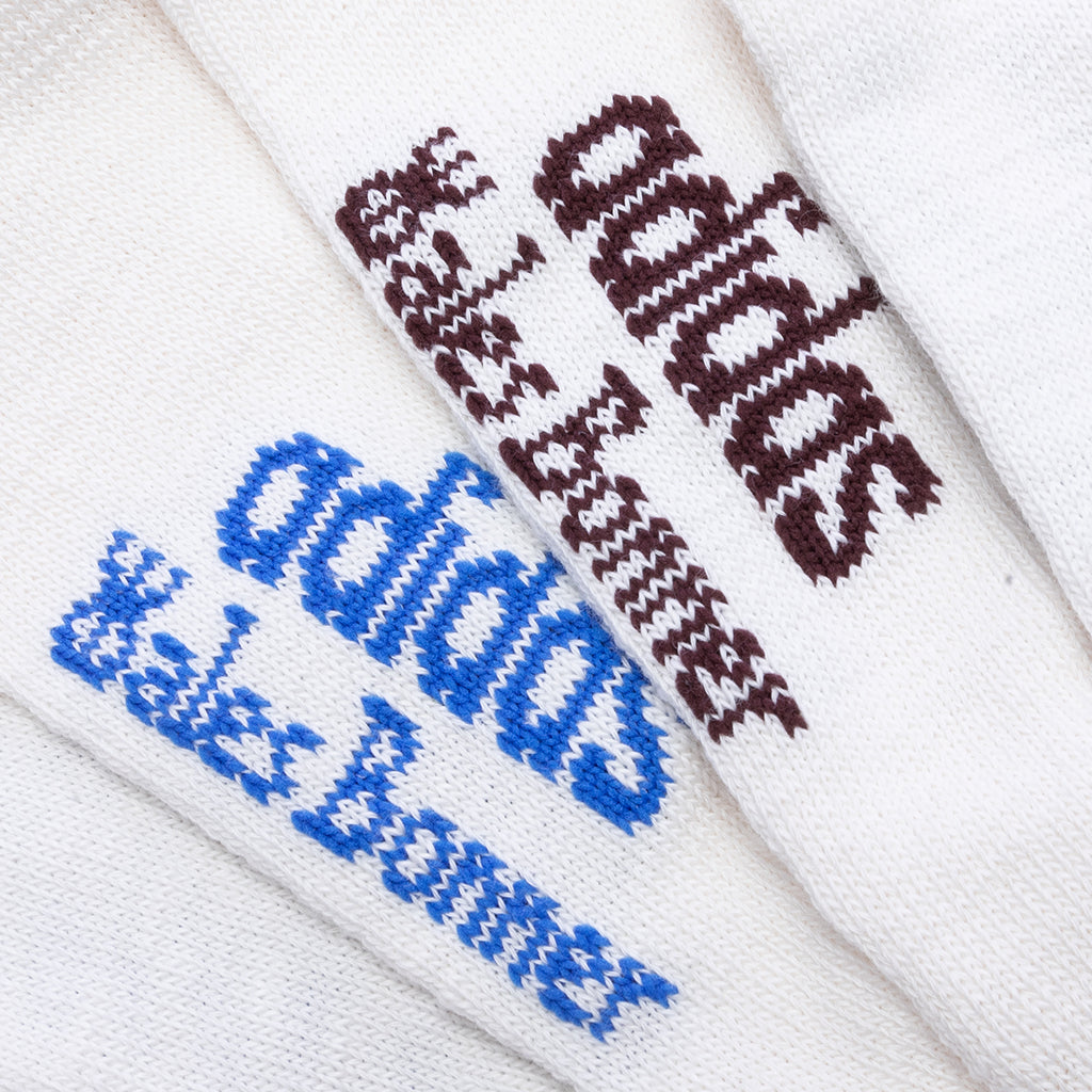 adidas Originals x Wales Bonner 3 Stripes Socks - Core White