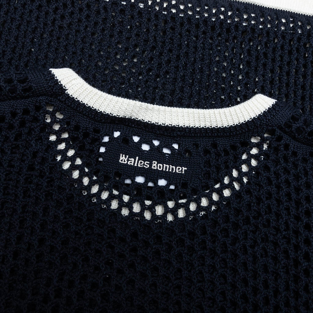 adidas Originals x Wales Bonner Knit Tee - Night Navy