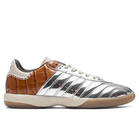 adidas Originals x Wales Bonner Samba Metallic - Silver Metal/Silver Metal/Easy Yellow
