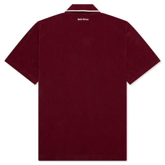 adidas Originals x Wales Bonner Terry Polo - Collegiate Burgundy