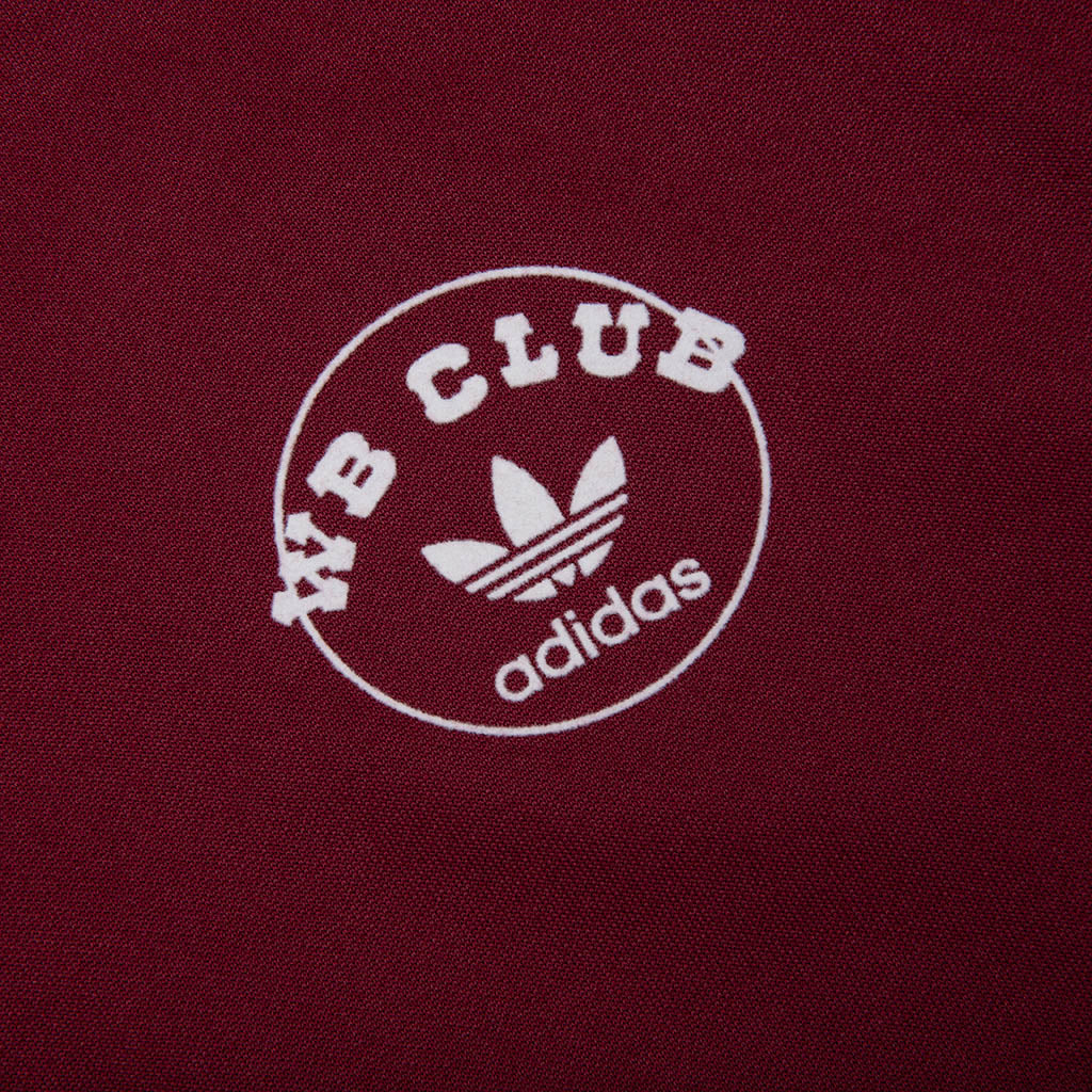 adidas Originals x Wales Bonner Track Hoodie - Collegiate Burgundy