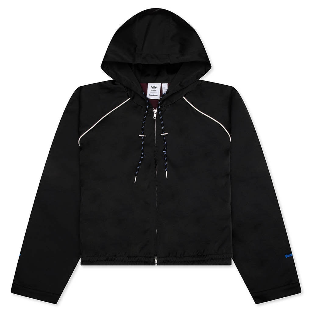 adidas Originals x Wales Bonner Women's Satin Hoodie - Black