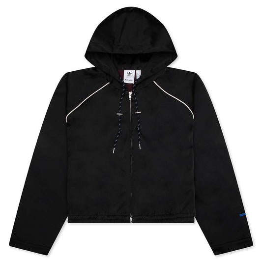 adidas Originals x Wales Bonner Women's Satin Hoodie - Black