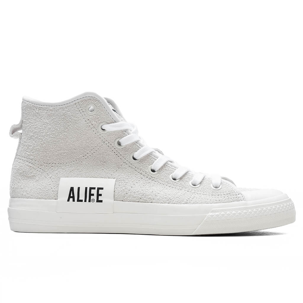 adidas Originals x Alife Nizza Hi - Cream White/Off White