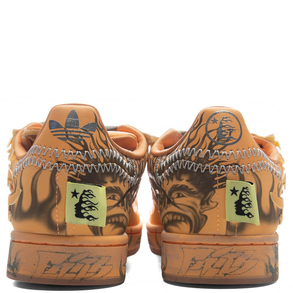 adidas Originals x Hellstar Superstar II 'Creamsicle' - Hazy Orange/Silver Metallic/Core Black