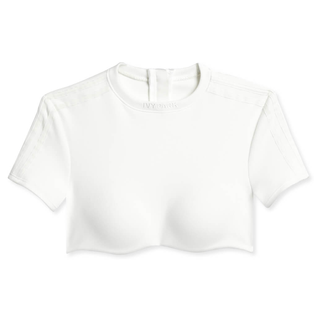 adidas Originals x Ivy Park Crop Top - Off White
