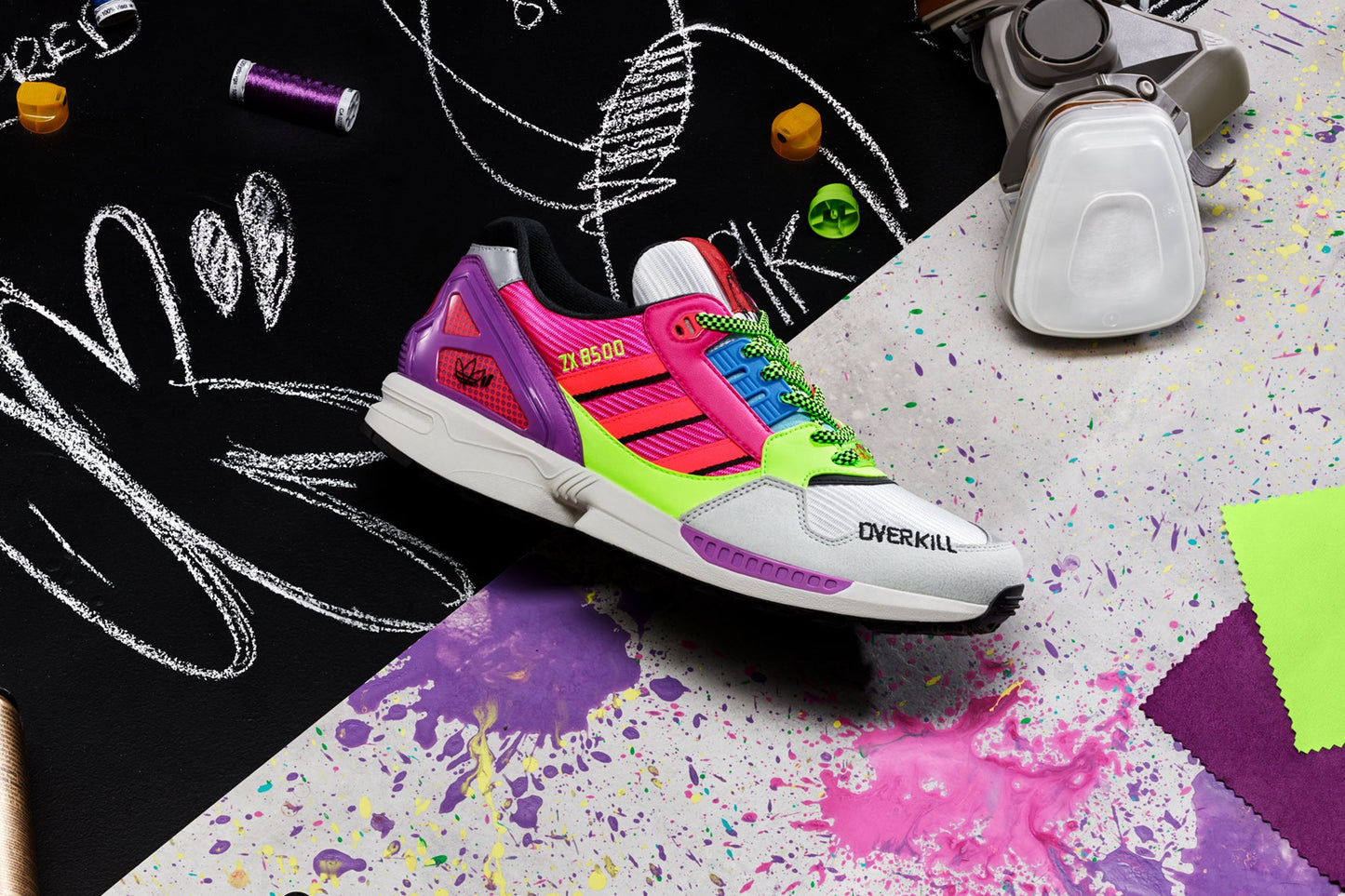 adidas Originals x Overkill ZX 8500 - Crystal White
