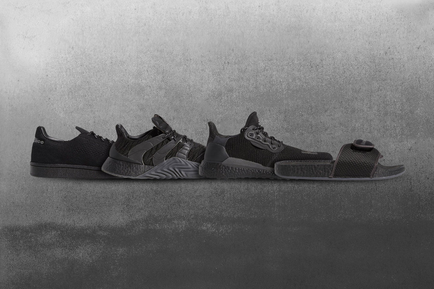 adidas Originals x Pharrell Williams Sobakov 2.0 - Core Black/Utility Black