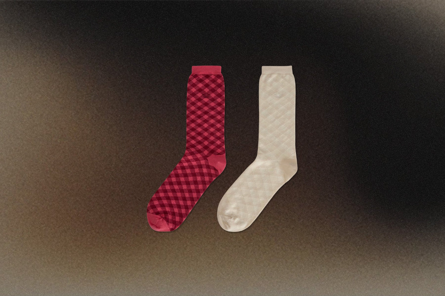 adidas Originals x Wales Bonner Check Sock - Craft Pink/Bliss