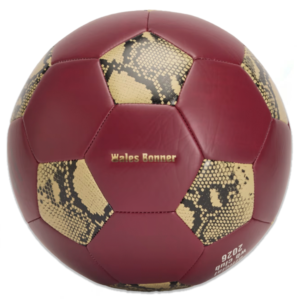 adidas Originals x Wales Bonner Soccer Ball - Collegiate Burgundy