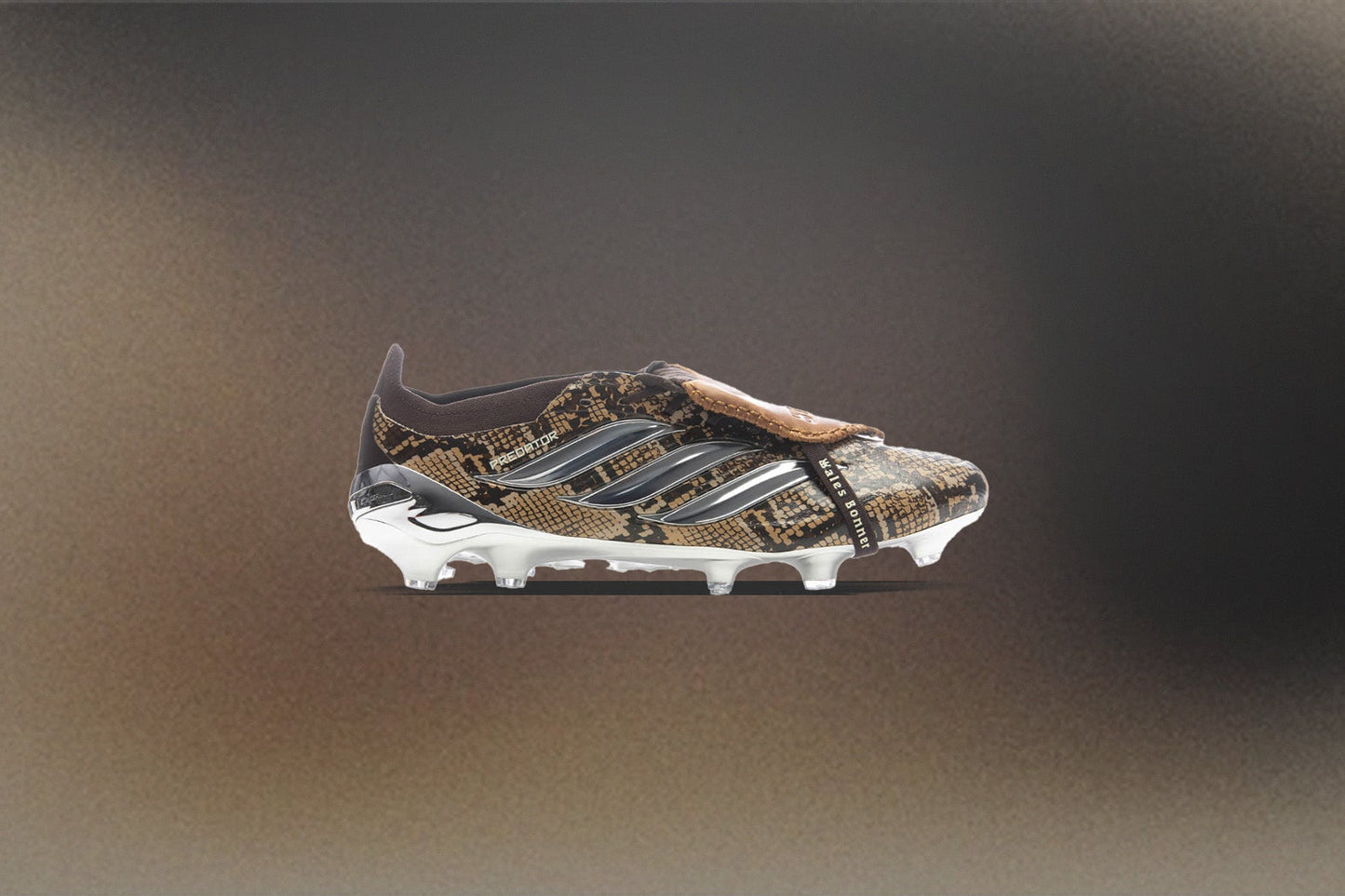 adidas Originals x Wales Bonner Predator Elite Fold-Over Tongue Firm Ground Cleats - Brown/Silver Metallic/Bronze Strata