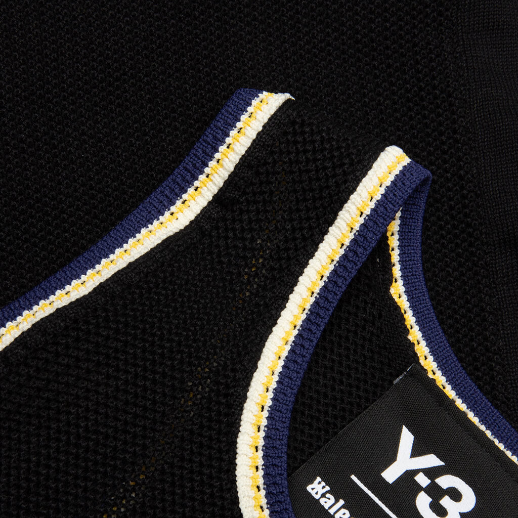adidas Y-3 x Wales Bonner Women's Y3 Knitted Tank - Black