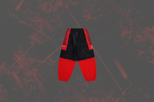 adidas Originals x Willy Chavarria Fleece Track - Black/Red