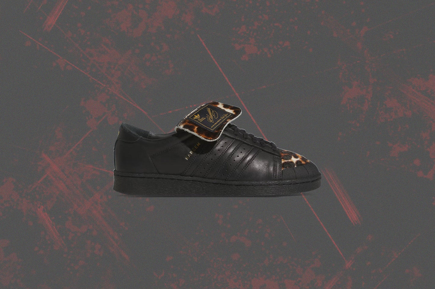 adidas Originals x Willy Chavarria Jabbar Low - Core Black/Red/Gold Metallic
