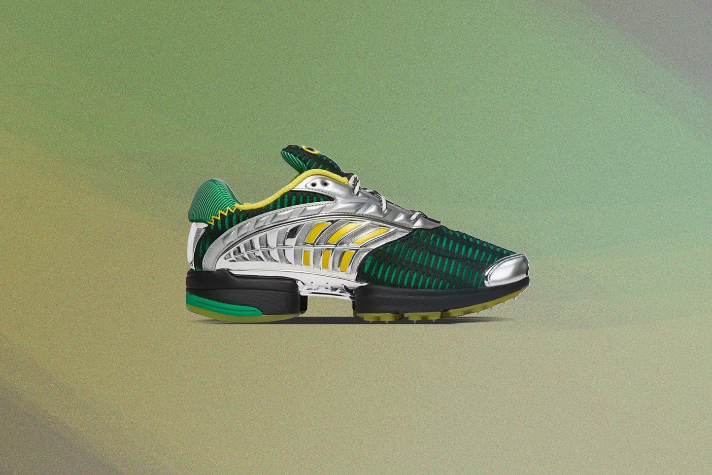 adidas Originals x Brain Dead Climacool 2 - Core Black/Impact Yellow/Silver Metallic
