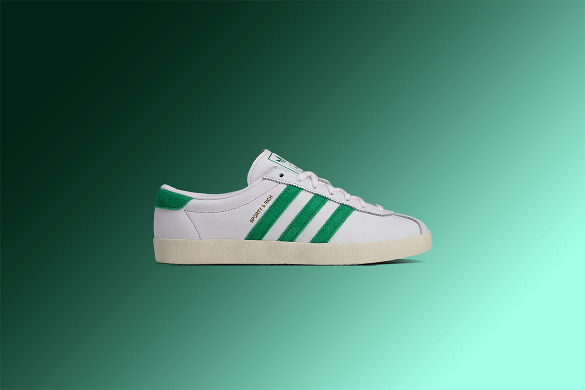 adidas Originals x Sporty & Rich Women's Blanc - Cloud White/Off White/Court Green