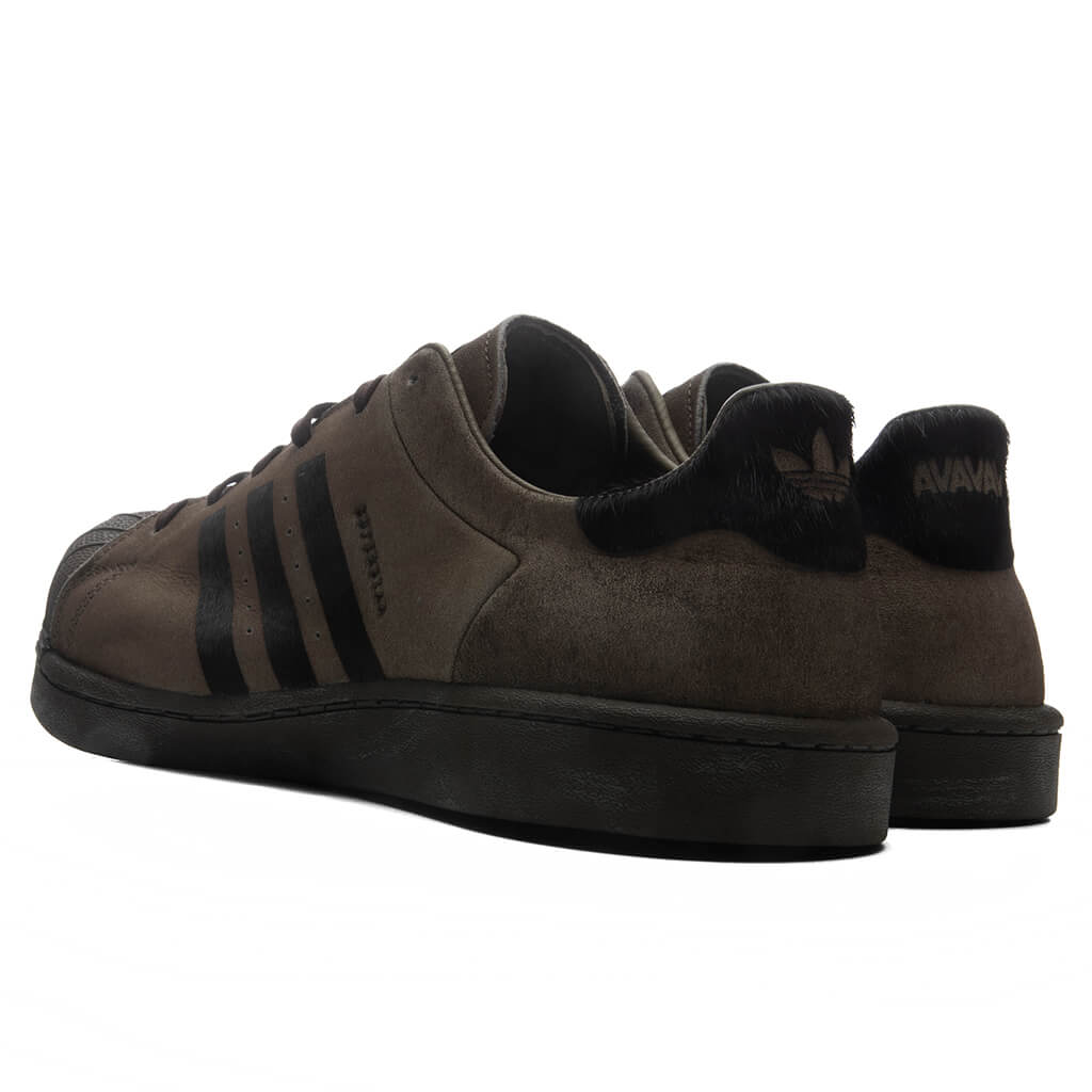 adidas Originals x Avavav Women's Superstar - Dark Brown/Dark Brown/Supplier Color