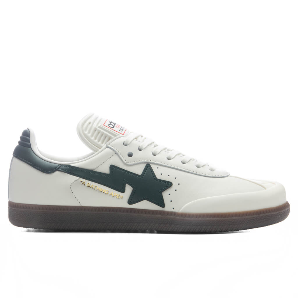 adidas Originals x BAPE Samba - Off White/Shadow Green/Gum