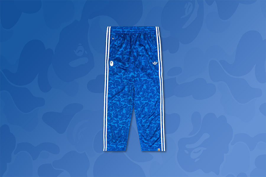 adidas Originals x BAPE Track Pants All Over Print - Blue