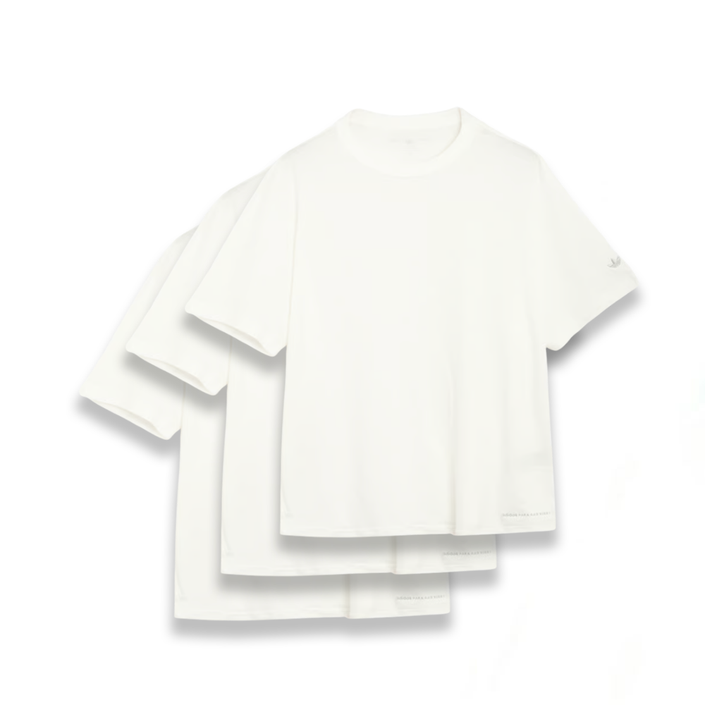 adidas Originals x Bad Bunny Boxy Tee 3 Pack - Core White