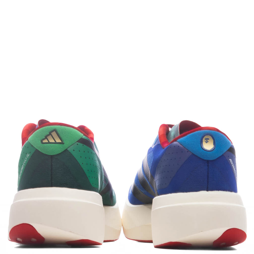 adidas Originals x BAPE Adizero Evo SL - Power Blue/Collegiate Green/Off White