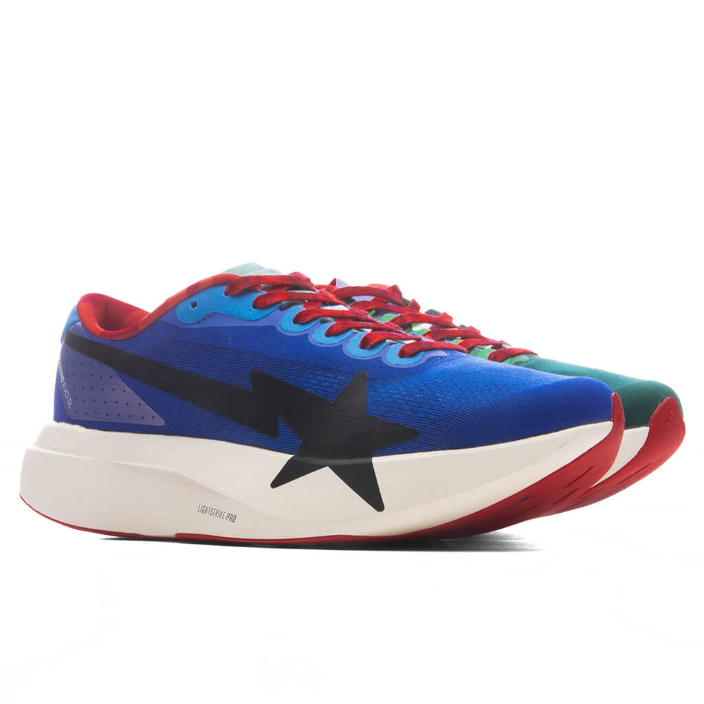 adidas Originals x BAPE Adizero Evo SL - Power Blue/Collegiate Green/Off White