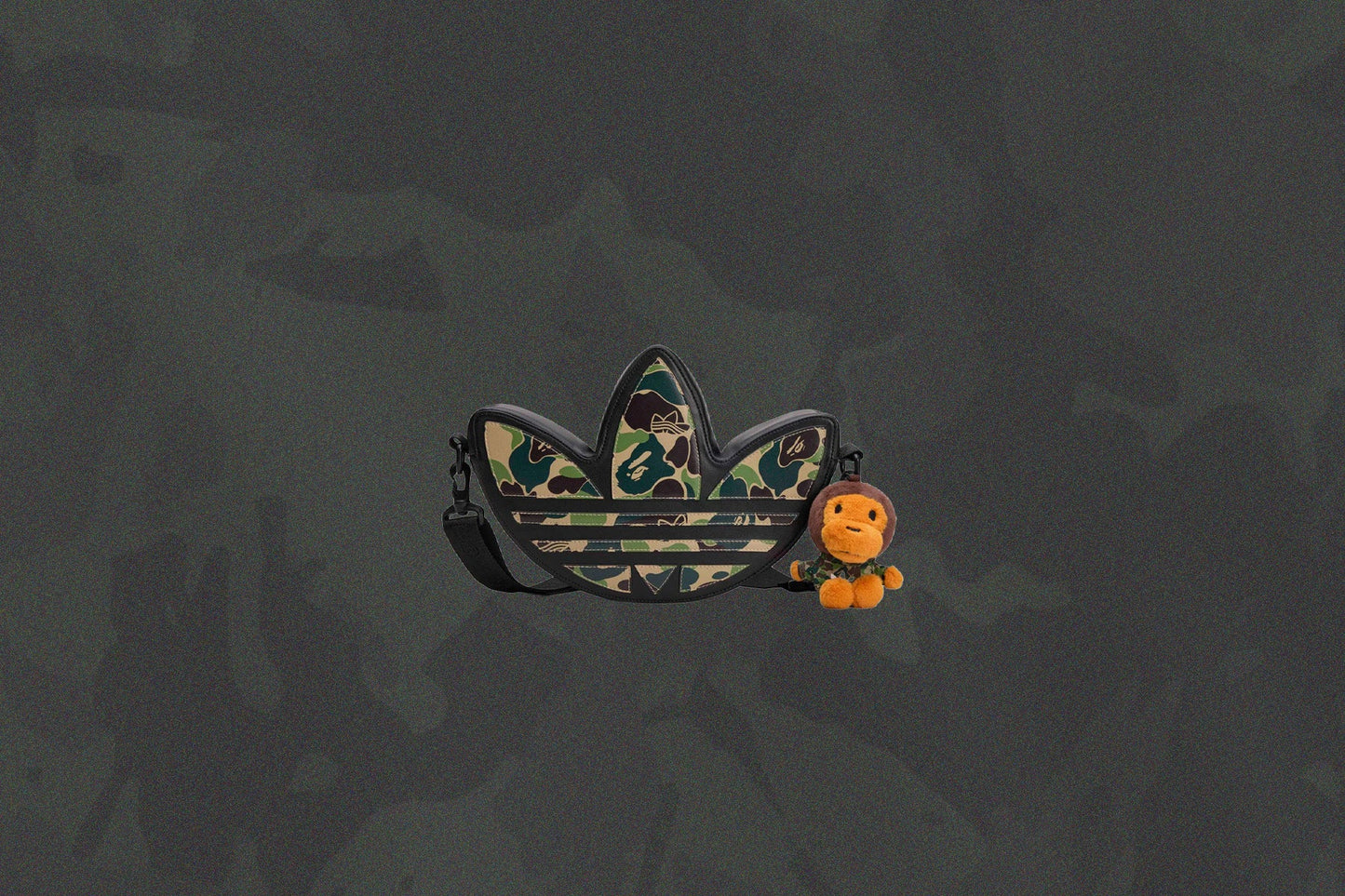 adidas Originals x BAPE Trefoil Shoulder Bag - Black
