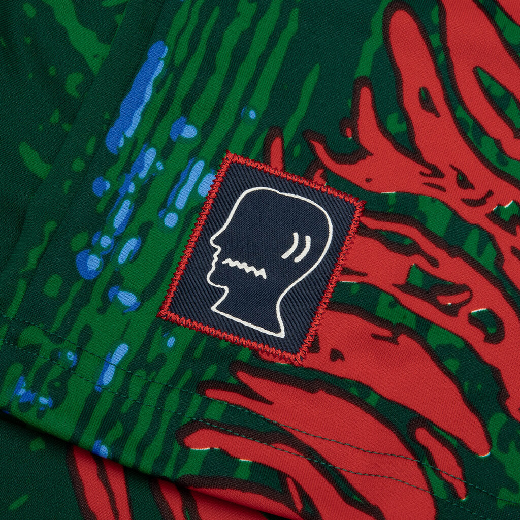 adidas Originals x Brain Dead by Disney Long Sleeve Jersey - Red/Bold Green/Blue