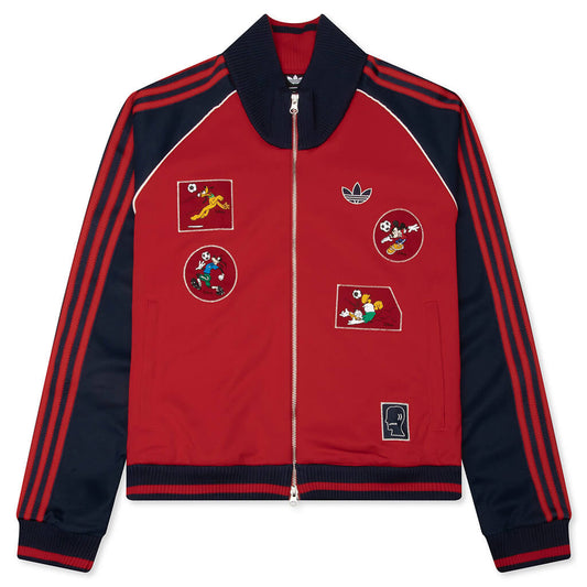 adidas Originals x Brain Dead by Disney Track Top - Better Scarlet