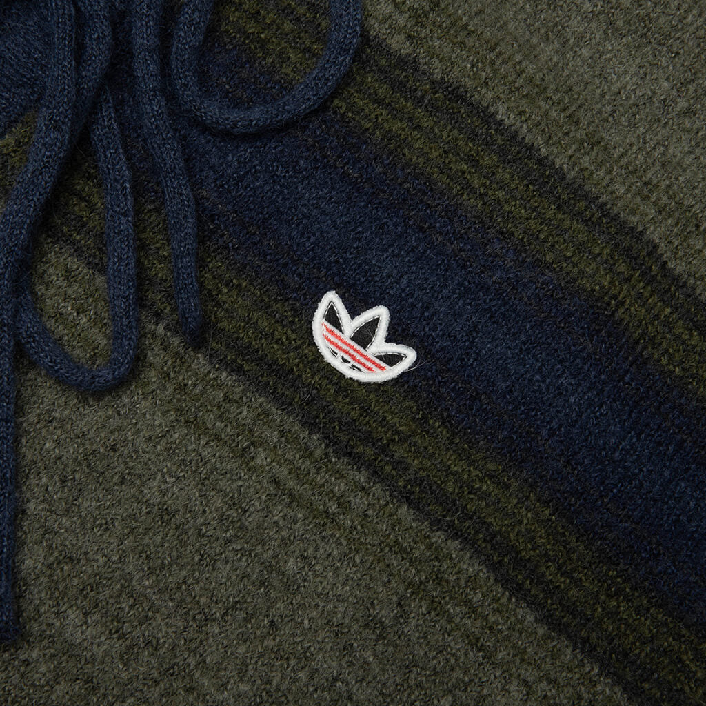 adidas Originals x CLOT by Edison Chen Baja Hoodie - Trace Khaki/Tech Indigo