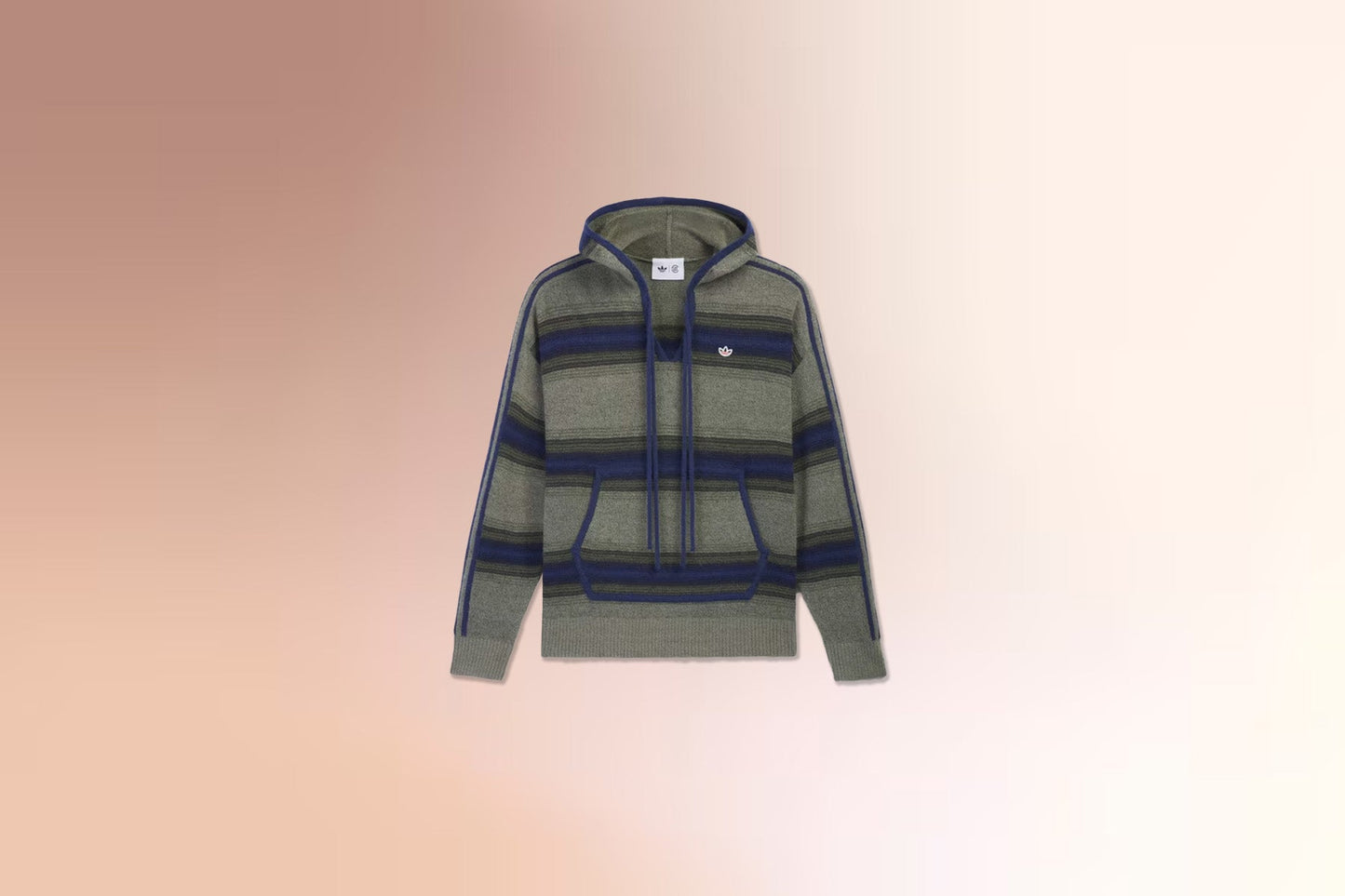 adidas Originals x CLOT by Edison Chen Baja Hoodie - Trace Khaki/Tech Indigo