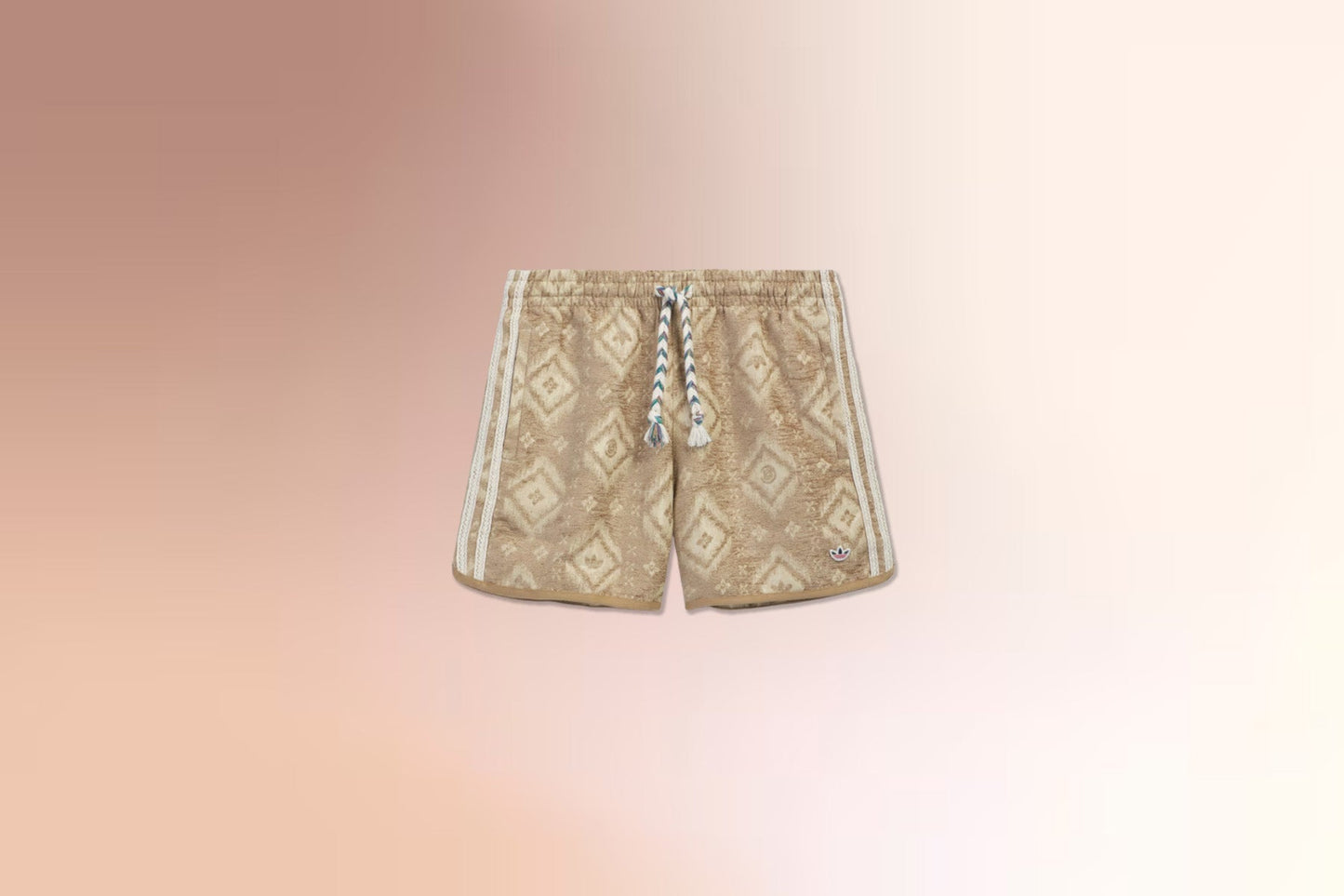 adidas Originals x CLOT by Edison Chen Heritage Print Short - Warm Sandstone
