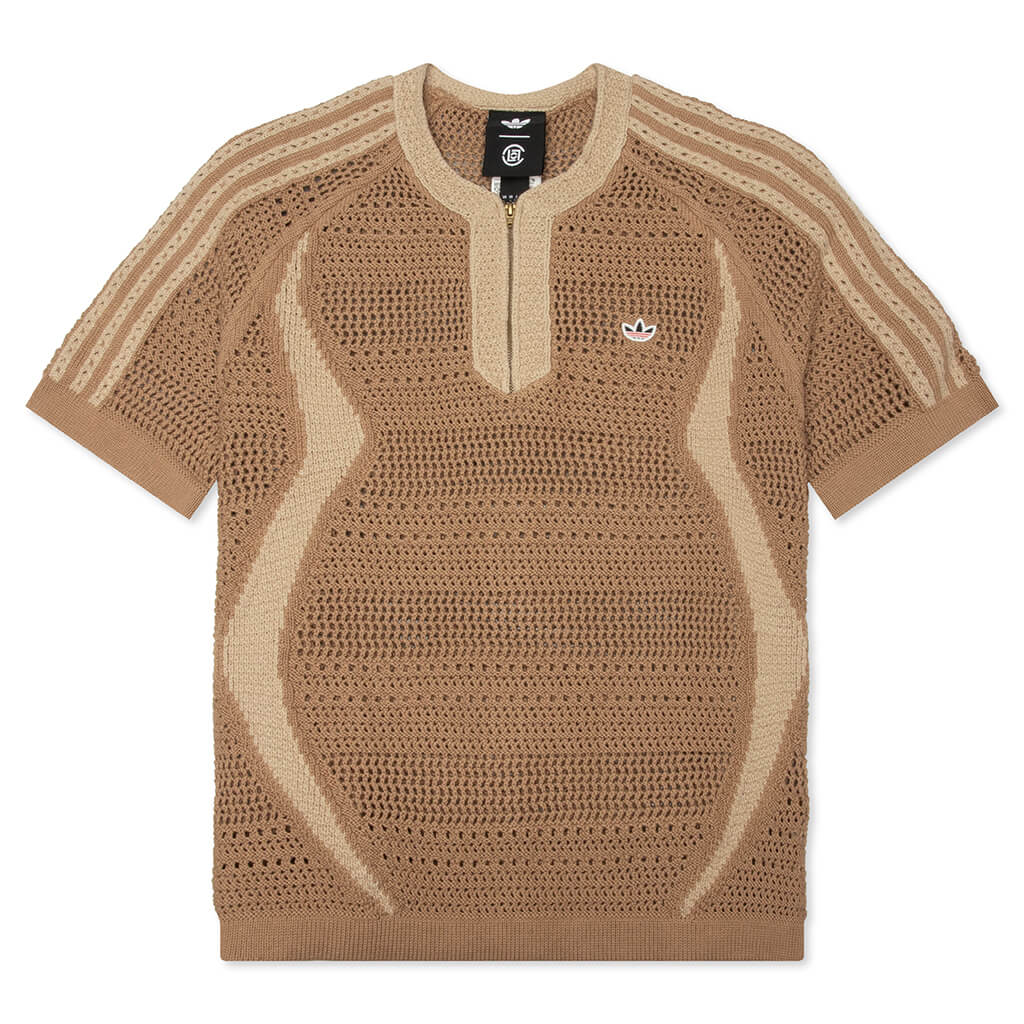 adidas Originals x CLOT by Edison Chen Knit Jersey - Cardboard