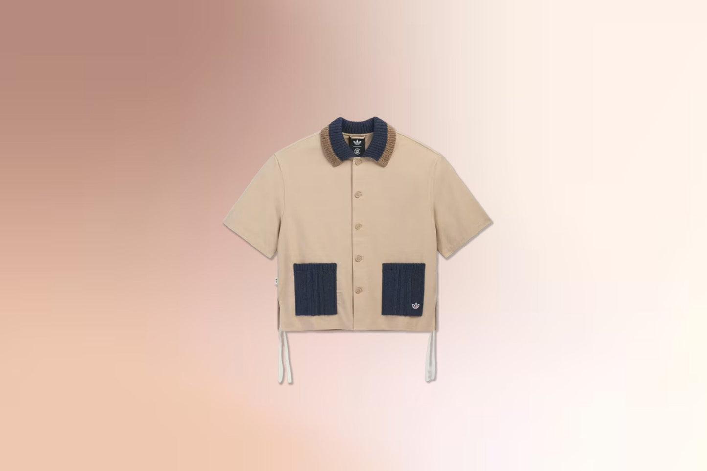 adidas Originals x CLOT by Edison Chen Redifined Utility Short Sleeve Shirt - Warm Sandstone