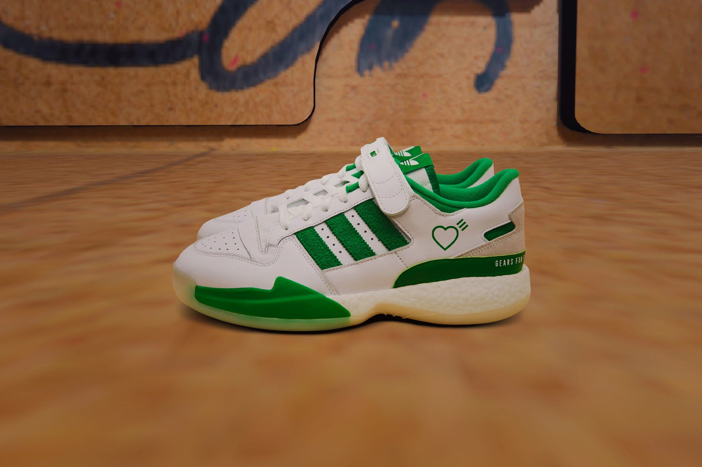 adidas Originals x Human Made Forum Low - White/Green
