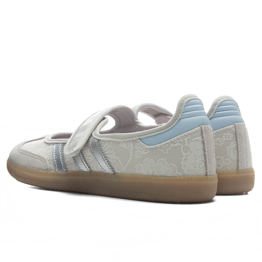 adidas Originals x Liberty London Women's Samba Jane - Chalk Pearl/Silver Metallic/Chalk White