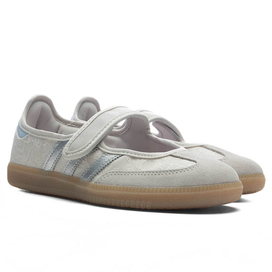 adidas Originals x Liberty London Women's Samba Jane - Chalk Pearl/Silver Metallic/Chalk White