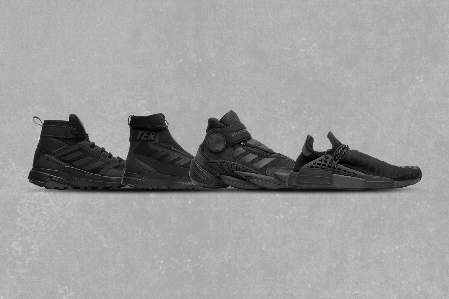 adidas Originals x Pharrell Williams Terrex Trial Maker Mid GTX - Core Black