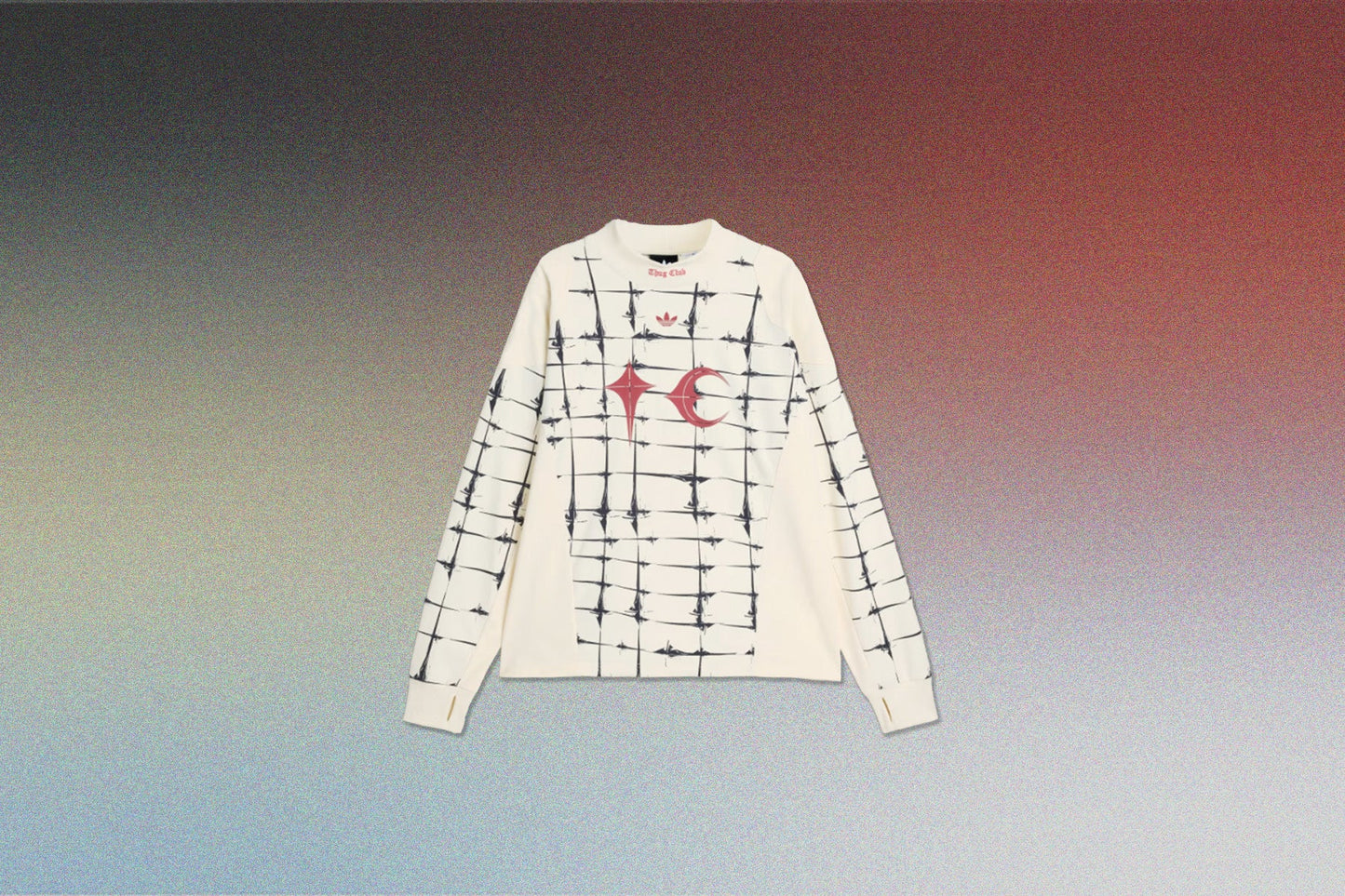 adidas Originals x Thug Club Goalie L/S Tee - Cream White