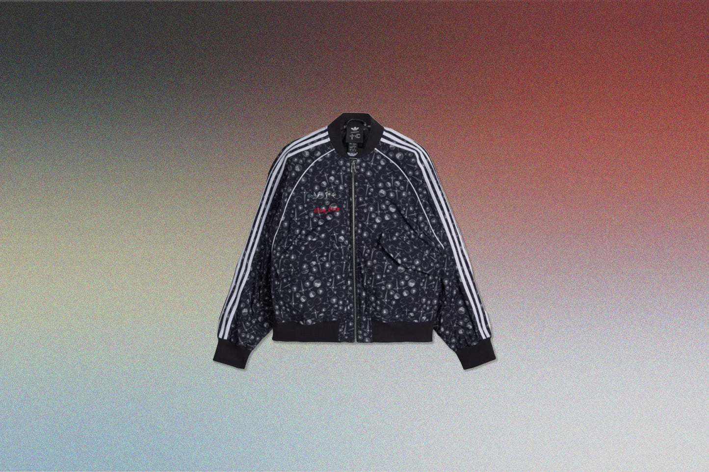 adidas Originals x Thug Club Superstar Jacket - Black/White