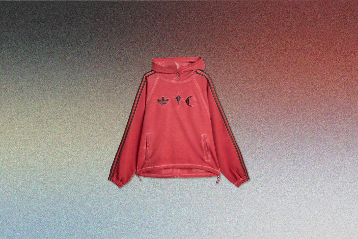 adidas Originals x Thug Club Sweat Hoodie - Power Red