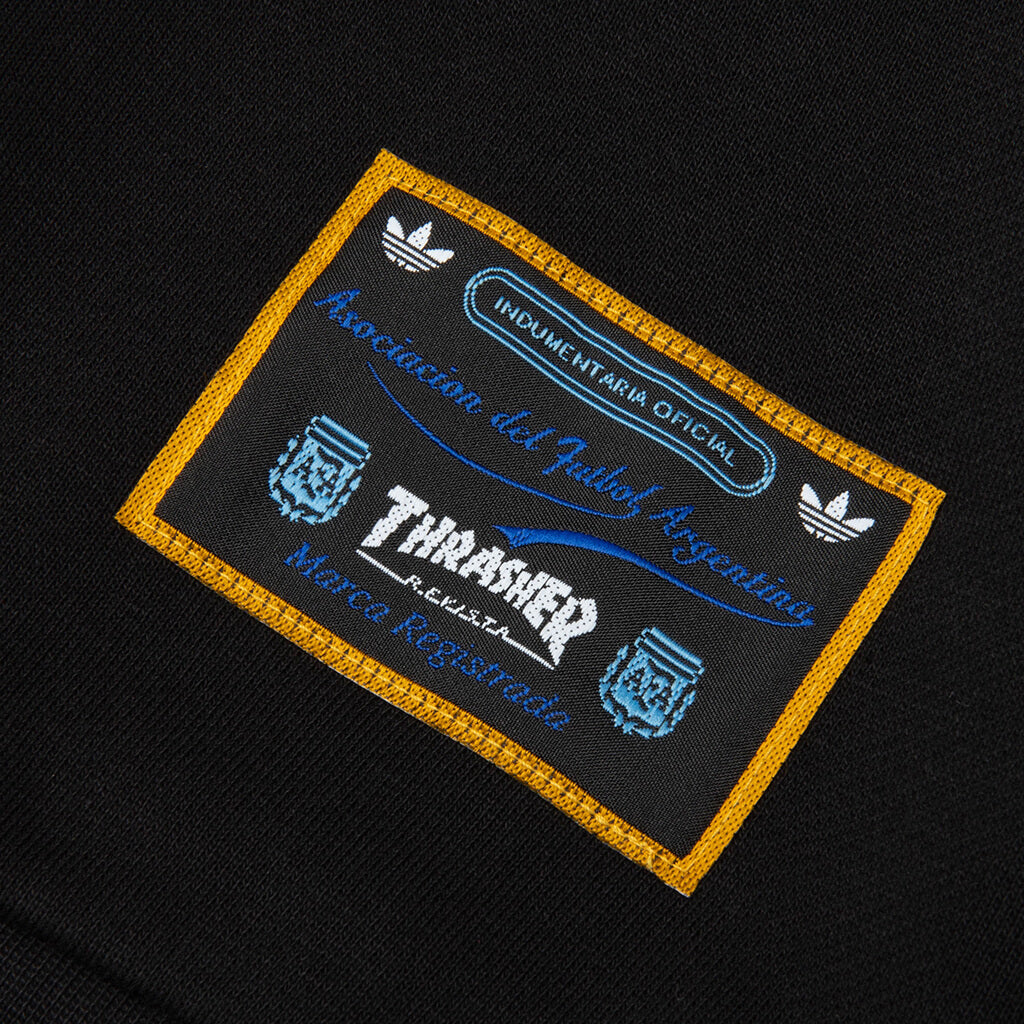 adidas Originals x Thrasher x AFA Argentina Crewneck 2 - Black
