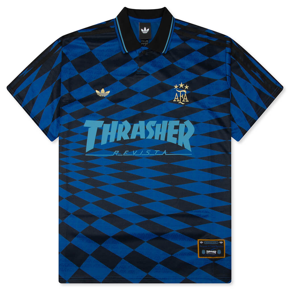 adidas Originals x Thrasher x AFA Argentina Jersey - Black/Blue
