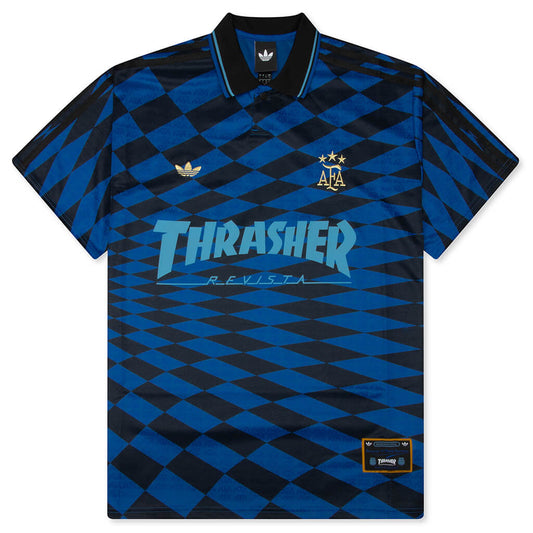 adidas Originals x Thrasher x AFA Argentina Jersey - Black/Blue