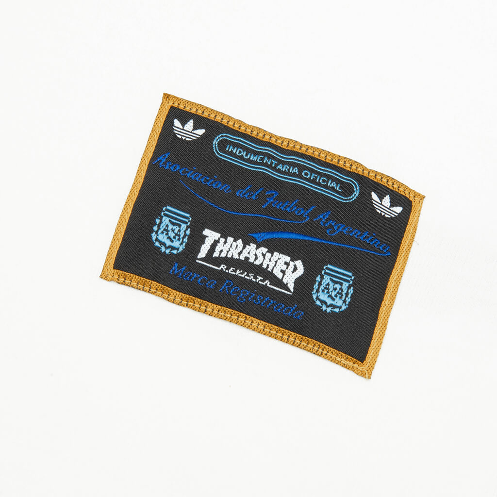 adidas Originals x Thrasher x AFA Argentina Tee 1 - Core White