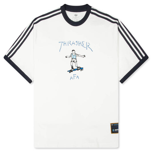 adidas Originals x Thrasher x AFA Argentina Tee 1 - Core White