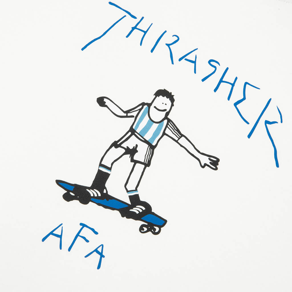 adidas Originals x Thrasher x AFA Argentina Tee 1 - Core White