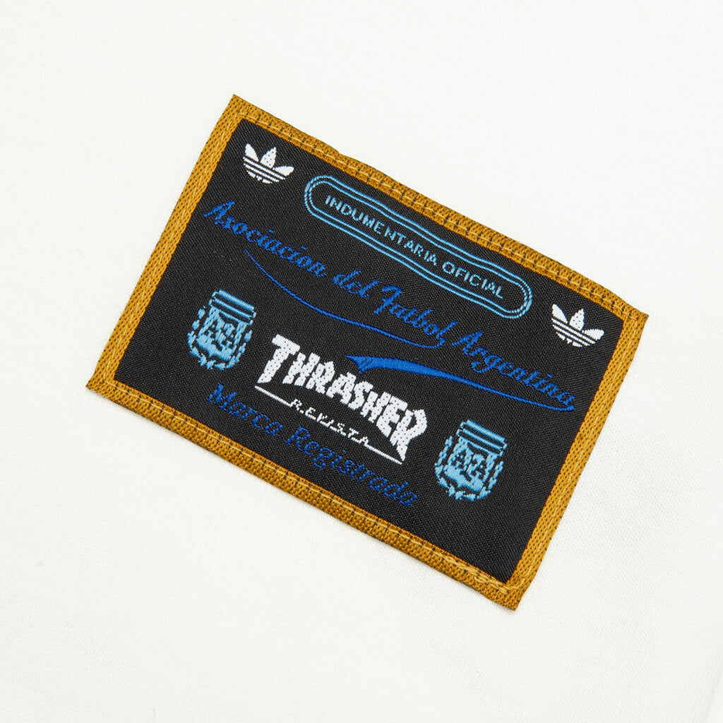 adidas Originals x Thrasher x AFA Argentina Tee 2 - Core White