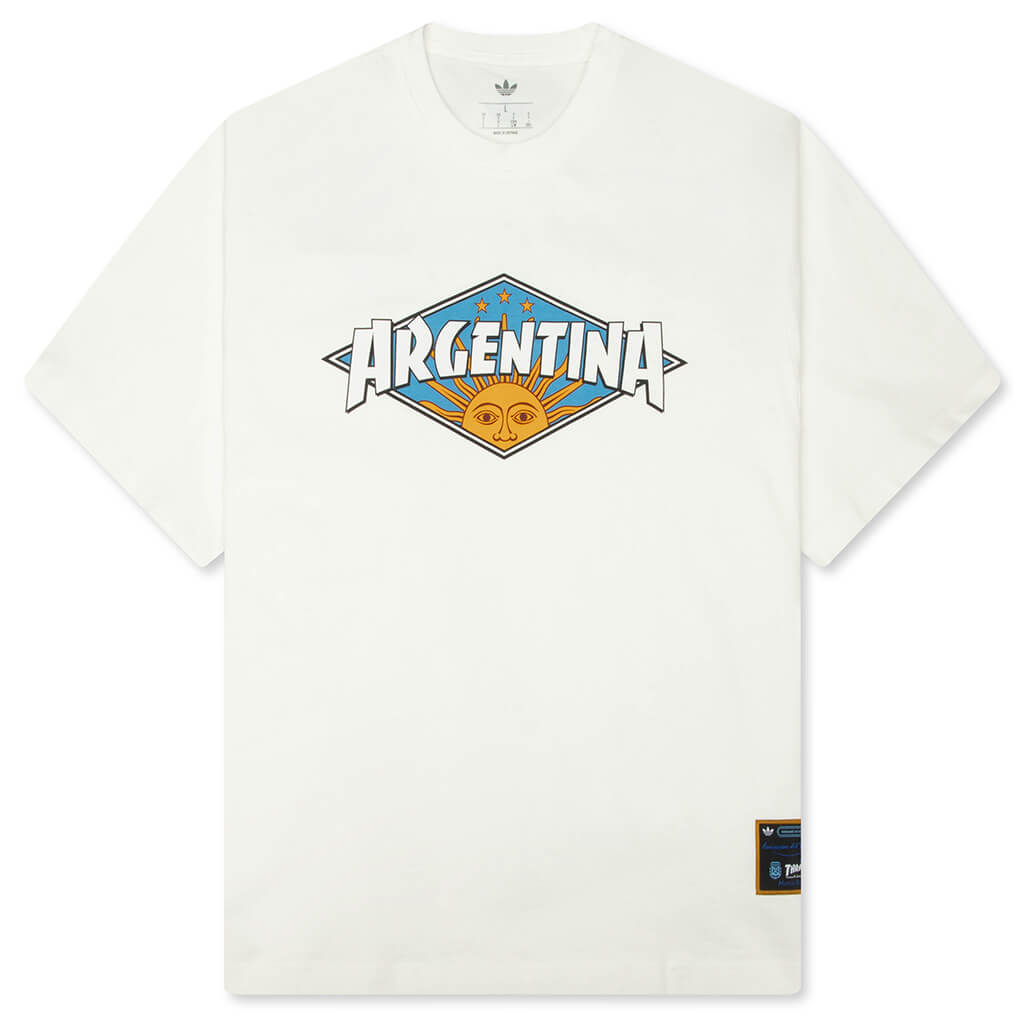 adidas Originals x Thrasher x AFA Argentina Tee 2 - Core White
